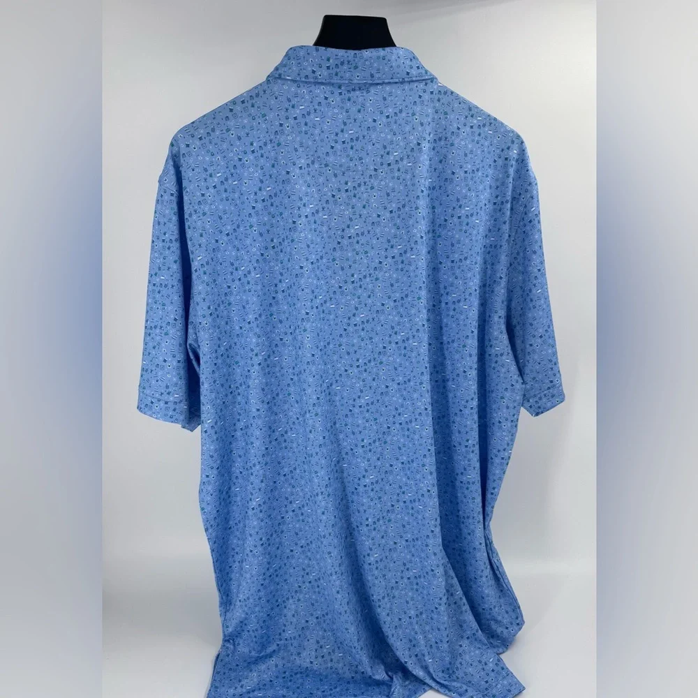 HYDR! Peter Millar "Light Of My Life" SIP Polo - Ole Miss XL - NWT - Picture 4 of 5